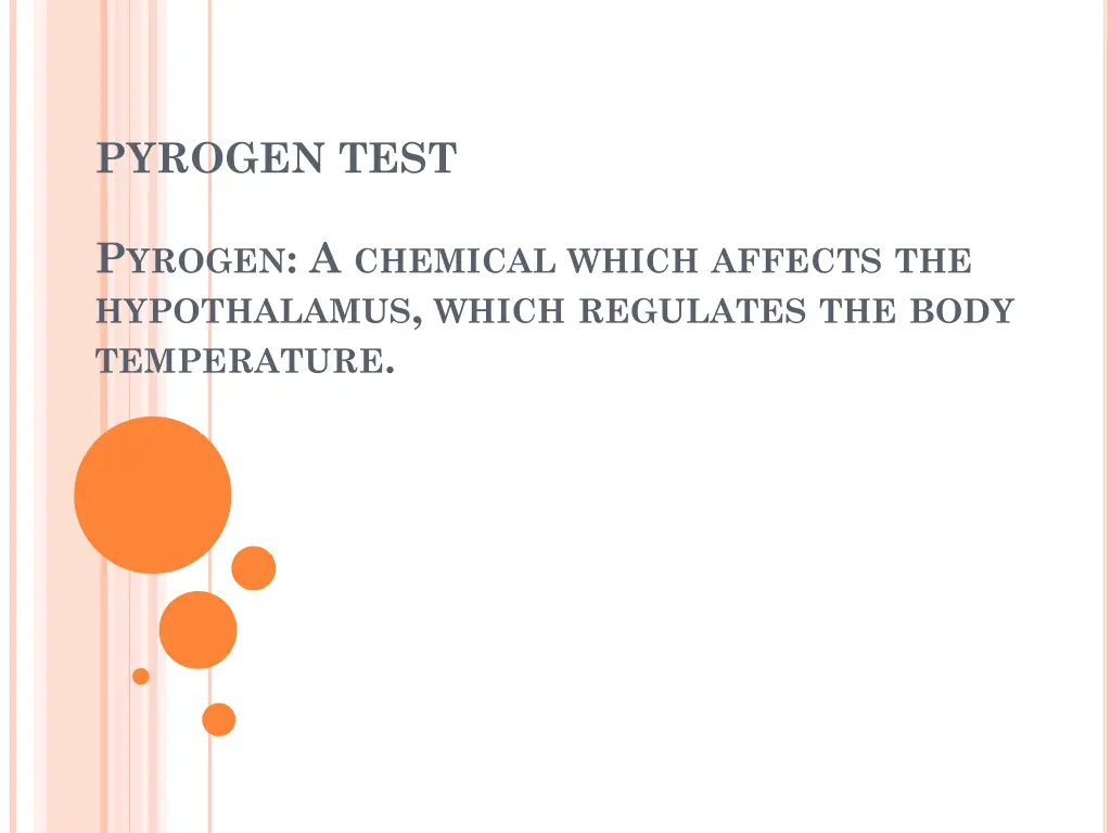 pyrogen test 1