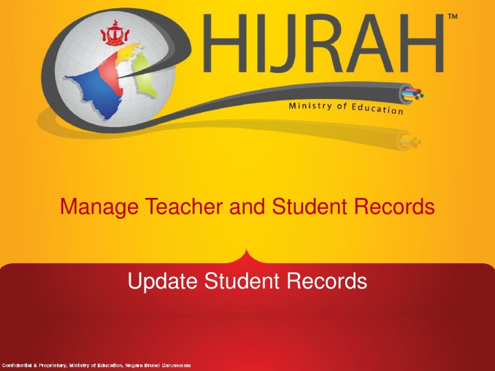 manage teacher and student records