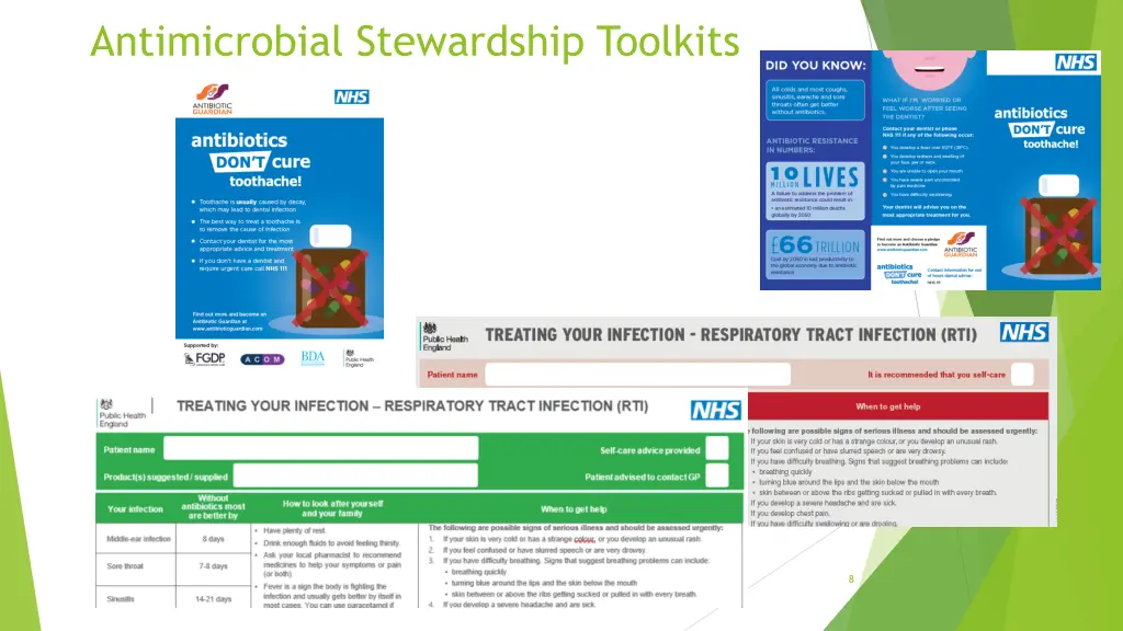 antimicrobial stewardship toolkits 1