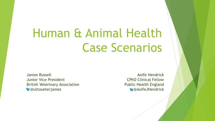 human animal health case scenarios