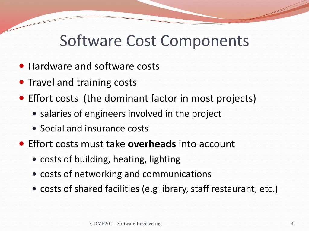 software cost components