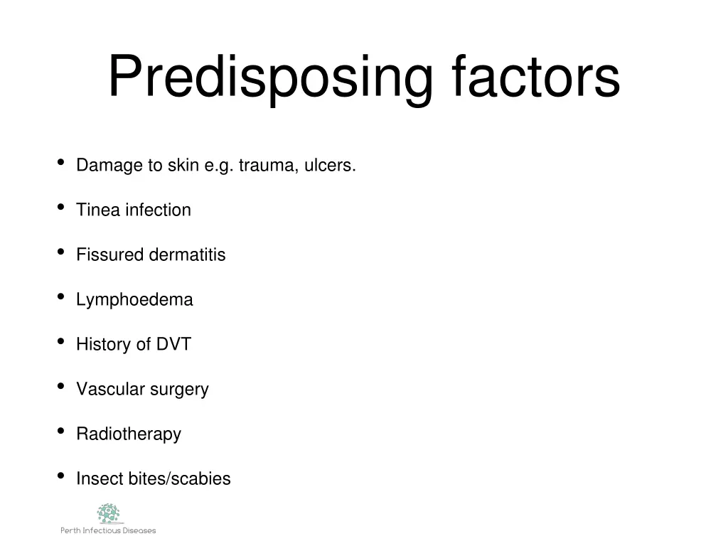 predisposing factors