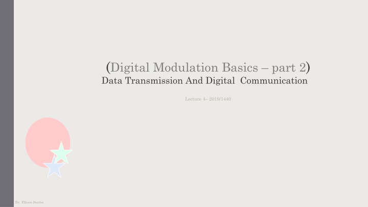 digital modulation basics part 2 data