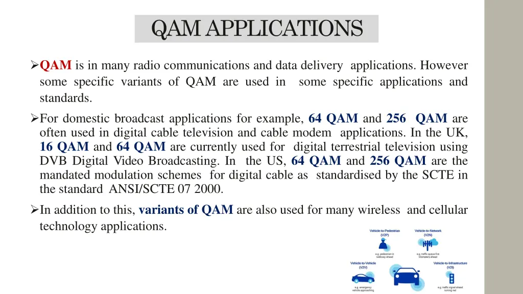 qam applications