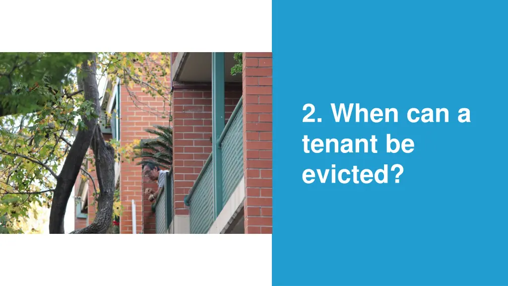 2 when can a tenant be evicted