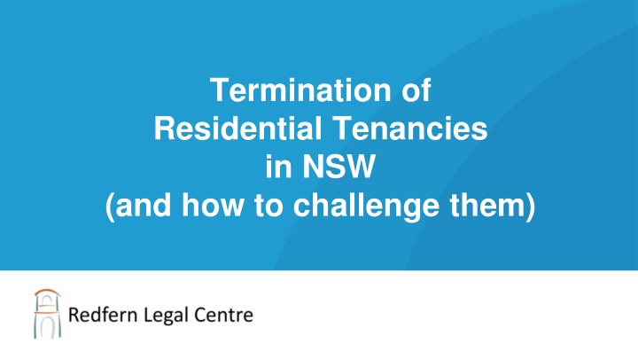 termination of residential tenancies