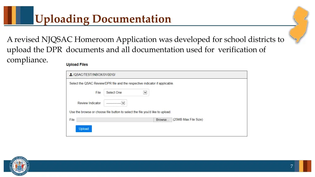 uploading documentation