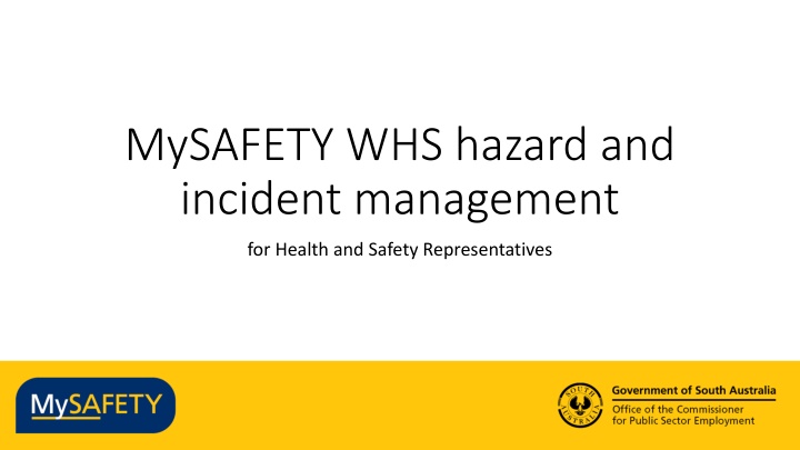 mysafety whs hazard and incident management