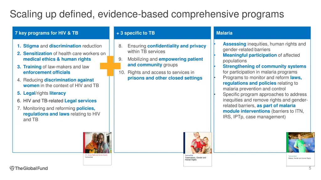 scaling up defined evidence based comprehensive