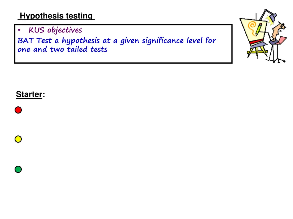 hypothesis testing bat test a hypothesis