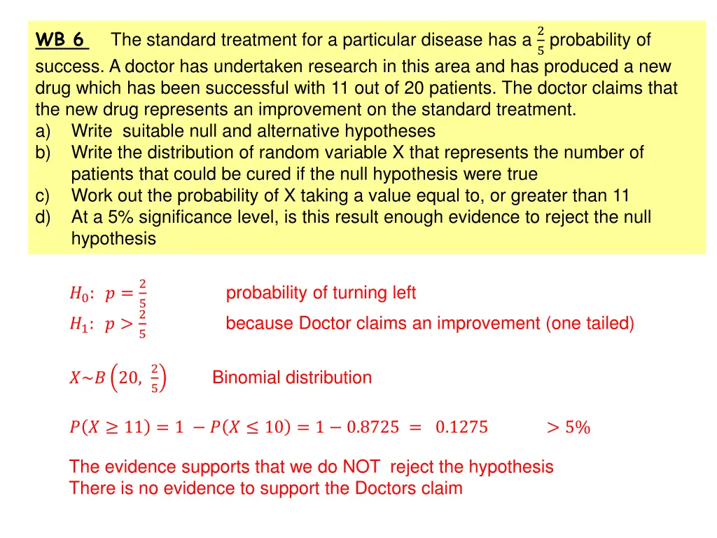 the standard treatment for a particular disease