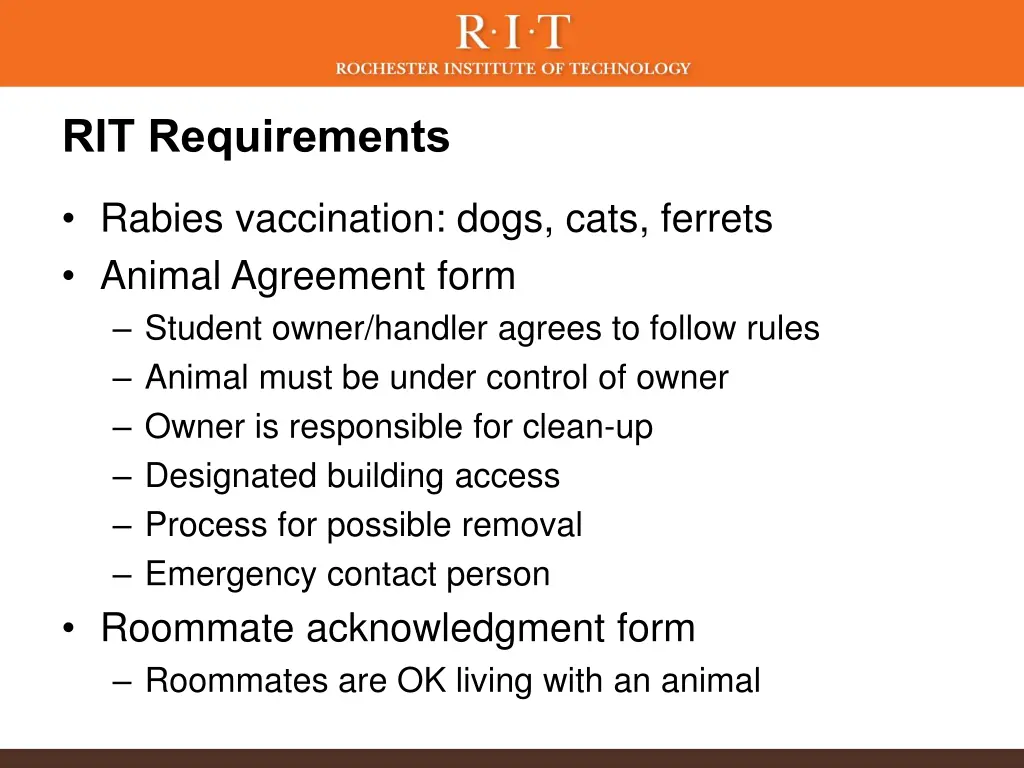 rit requirements