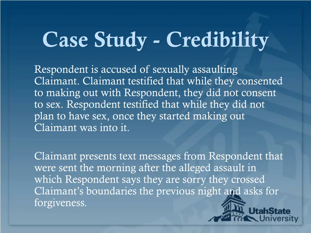 case study credibility