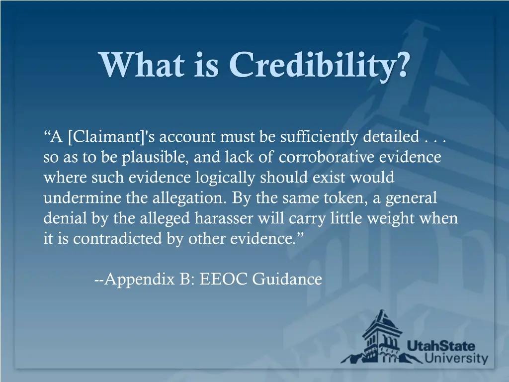 what is credibility 2