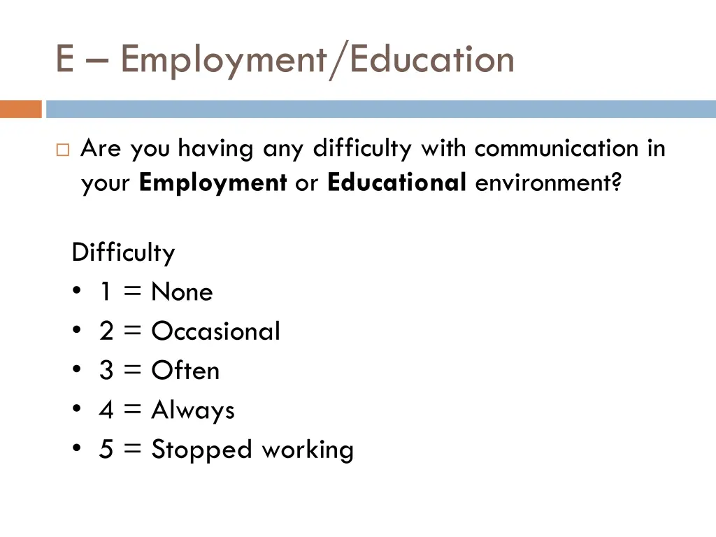 e employment education