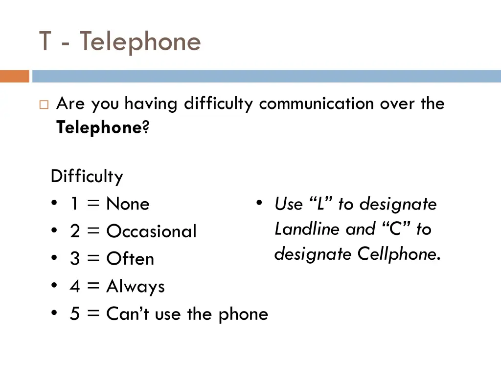 t telephone