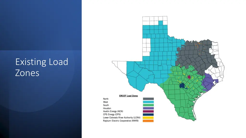 existing load zones