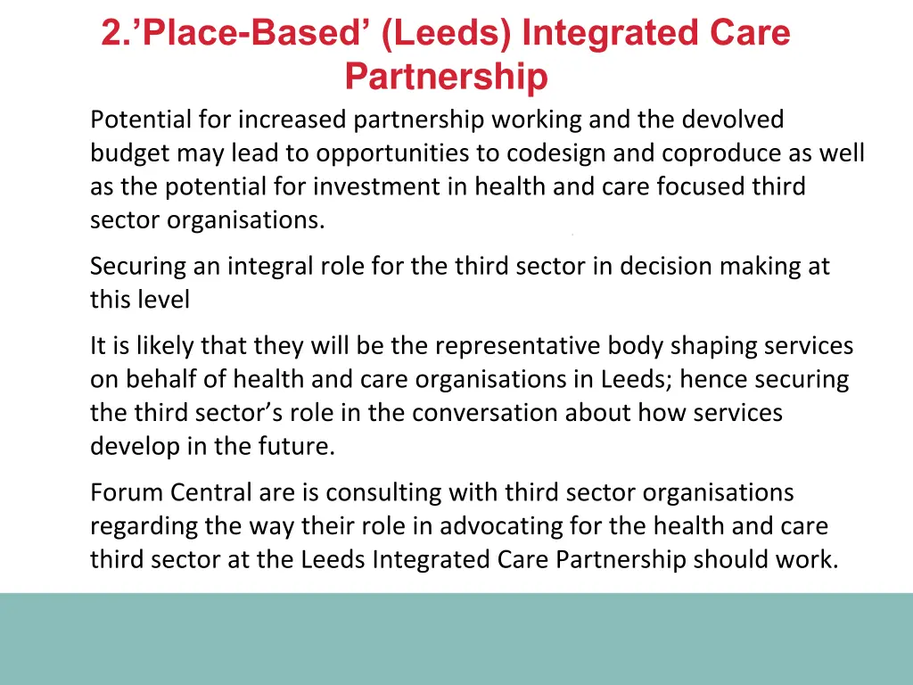 2 place based leeds integrated care partnership