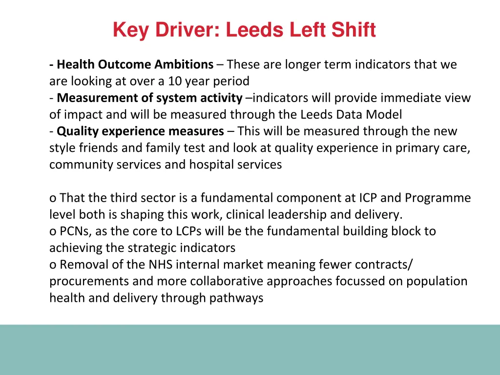 key driver leeds left shift