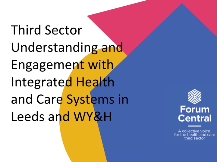 third sector understanding and engagement with