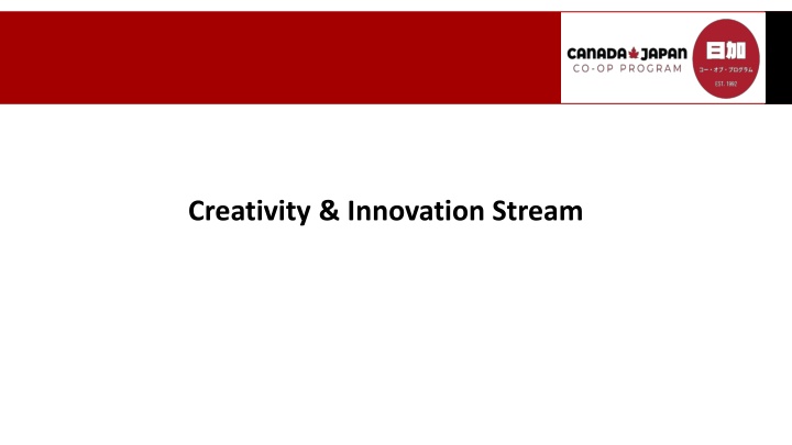 creativity innovation stream