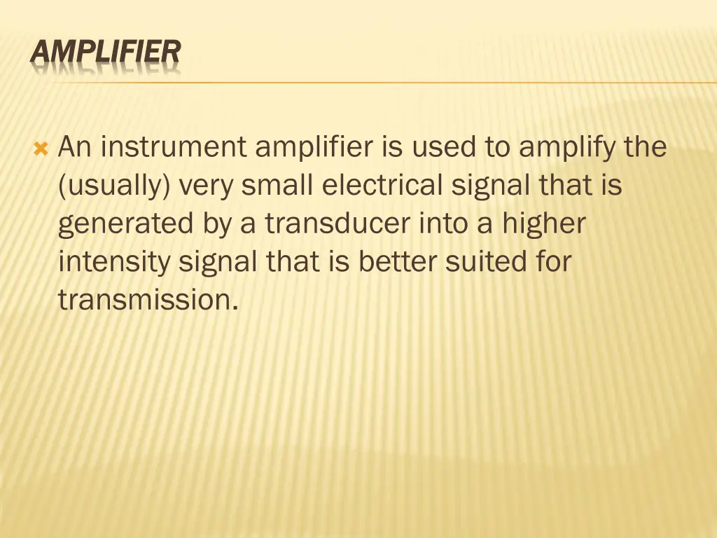 amplifier amplifier