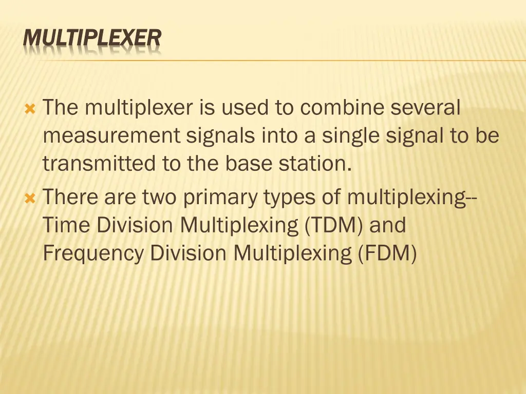 multiplexer multiplexer