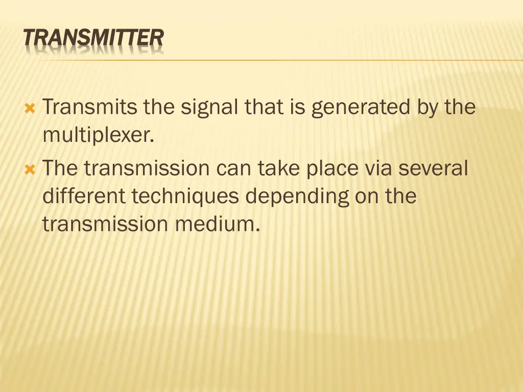 transmitter transmitter