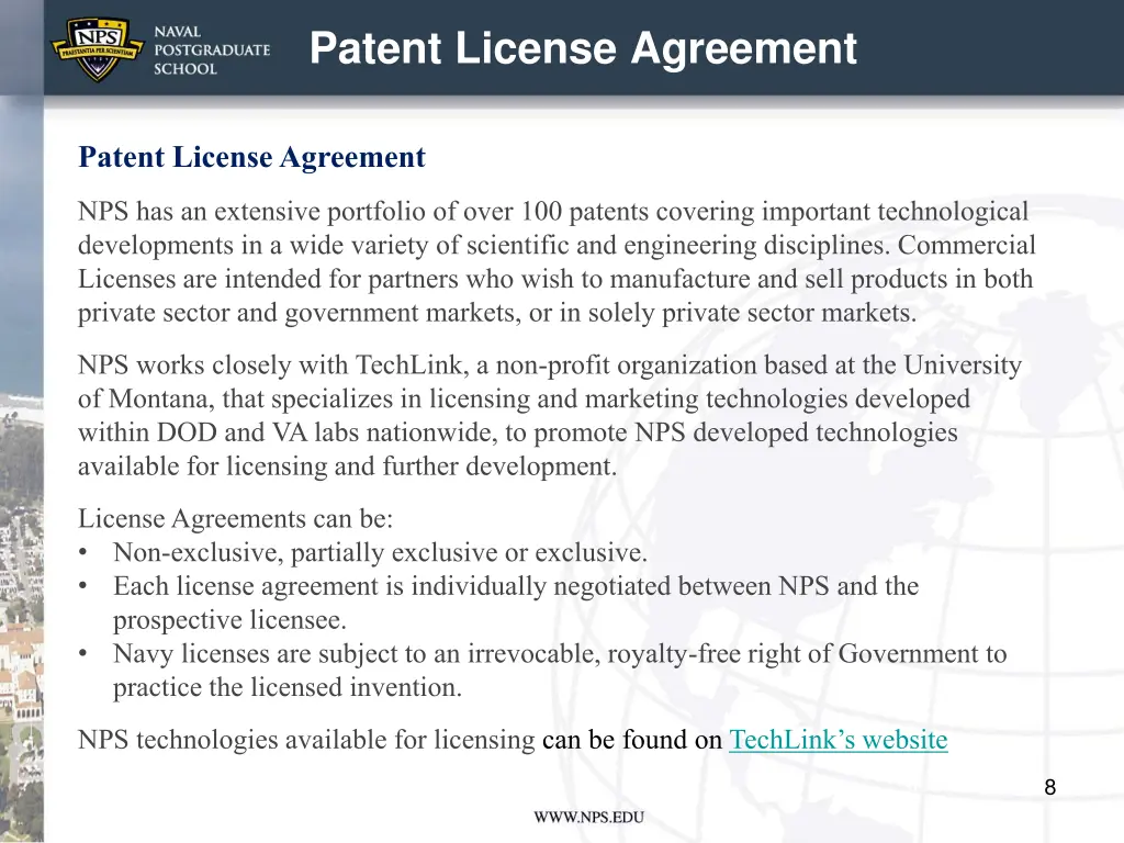 patent license agreement