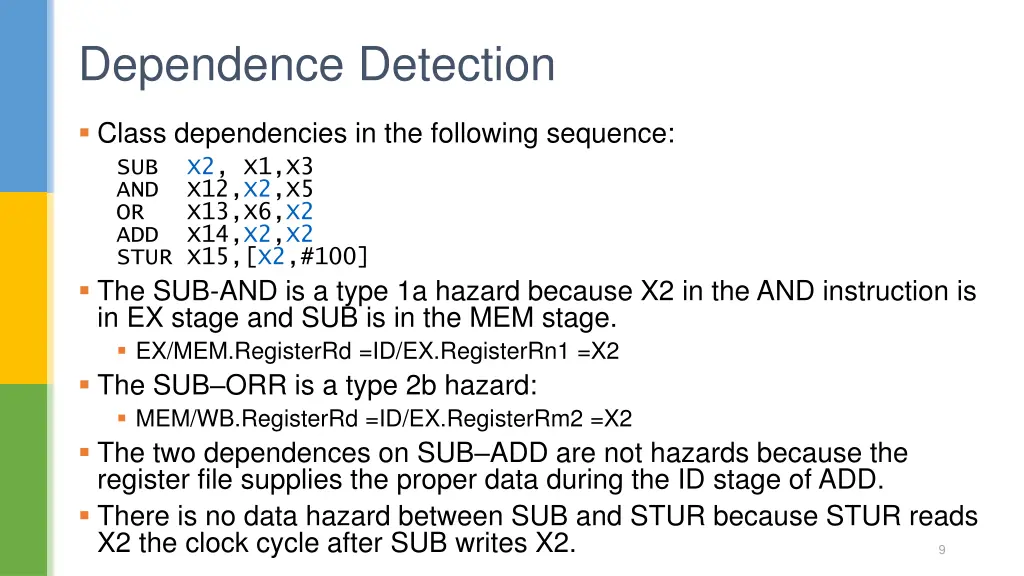 dependence detection