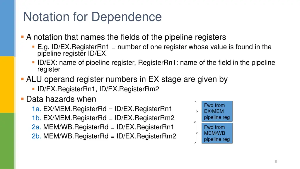 notation for dependence