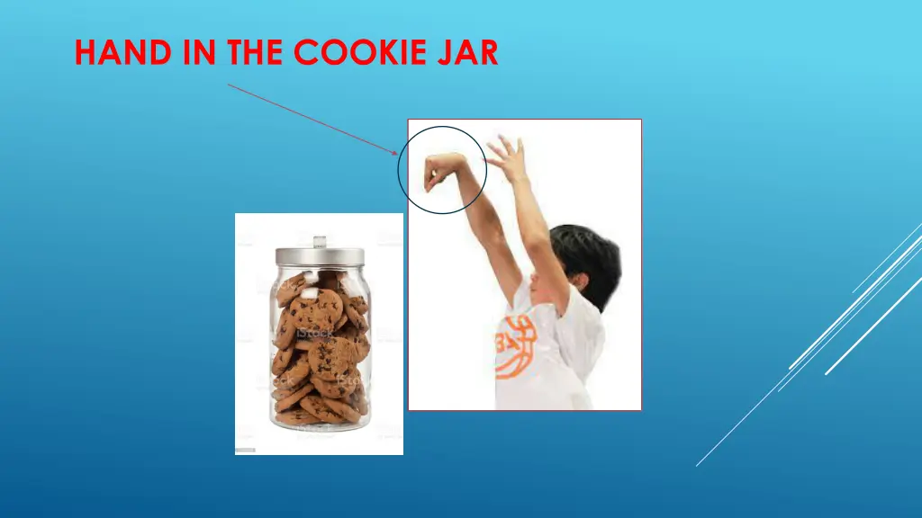 hand in the cookie jar