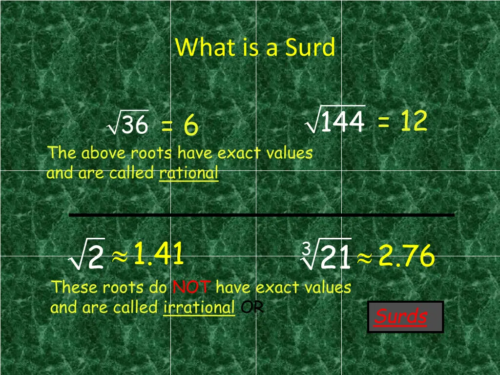 what is a surd