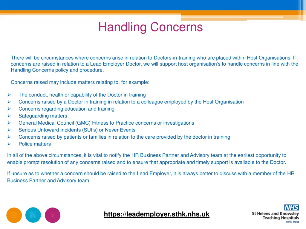 handling concerns