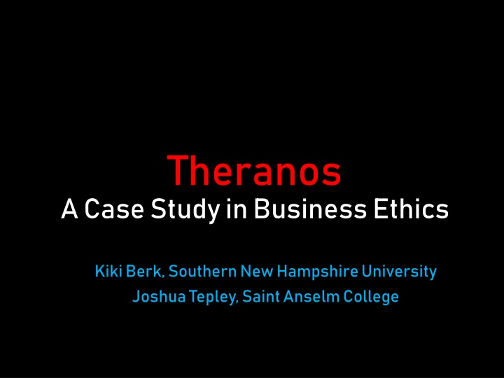 theranos