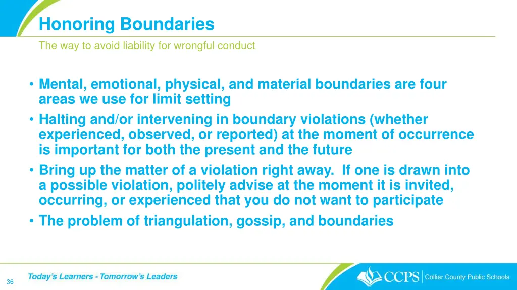 honoring boundaries 3