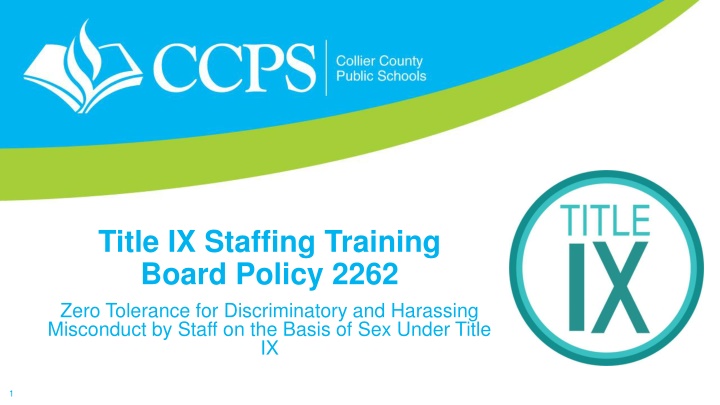 title ix staffing training board policy 2262 zero