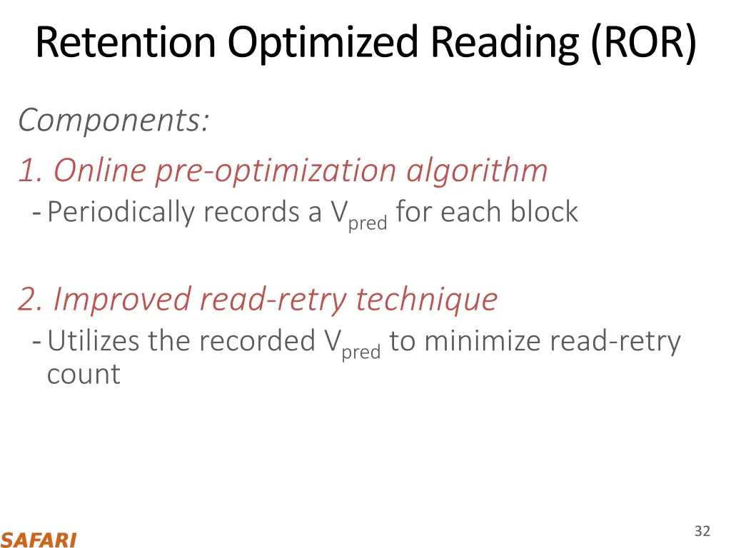 retention optimized reading ror