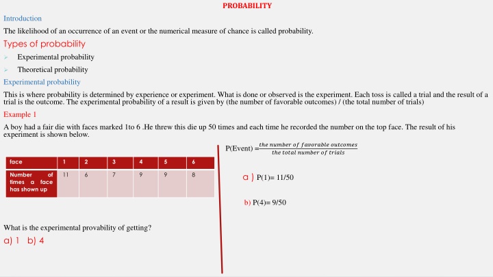 probability