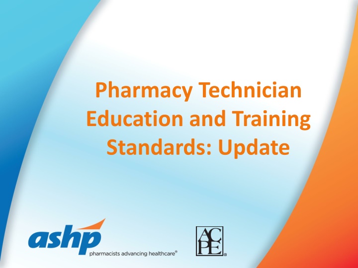 pharmacy technician education and training