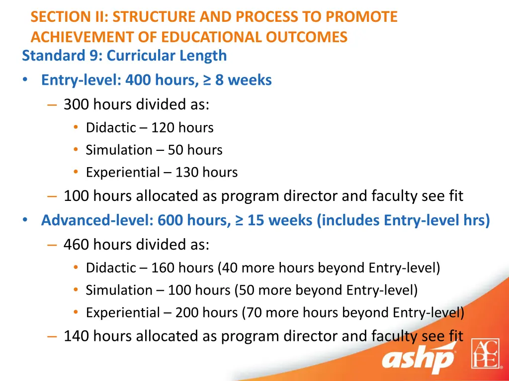 section ii structure and process to promote 1