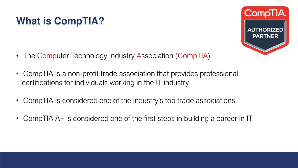 what is comptia