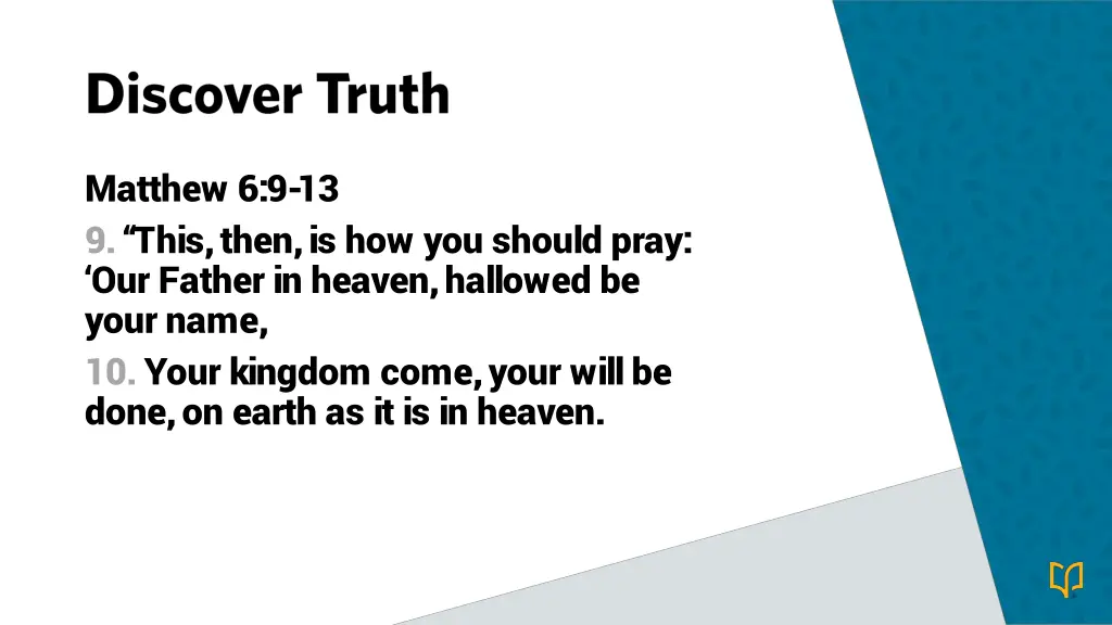 matthew 6 9 13 9 this then is how you should pray