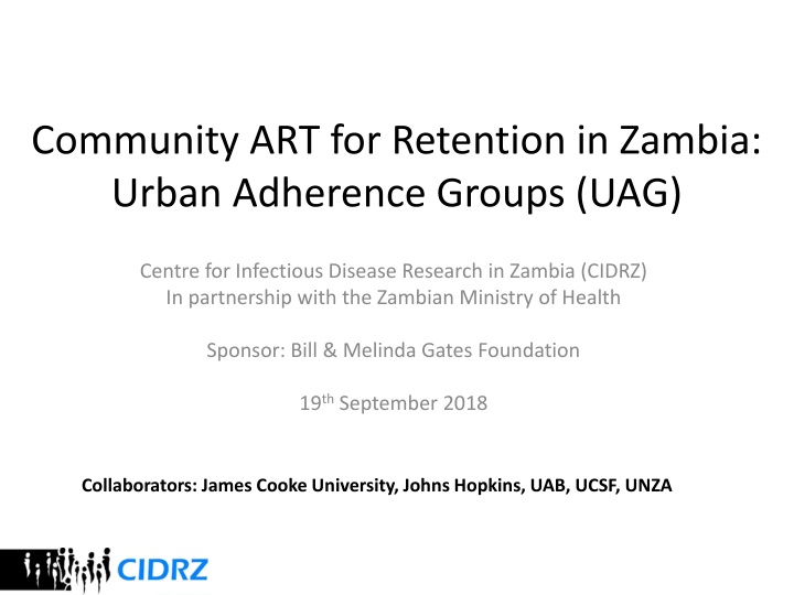 community art for retention in zambia urban