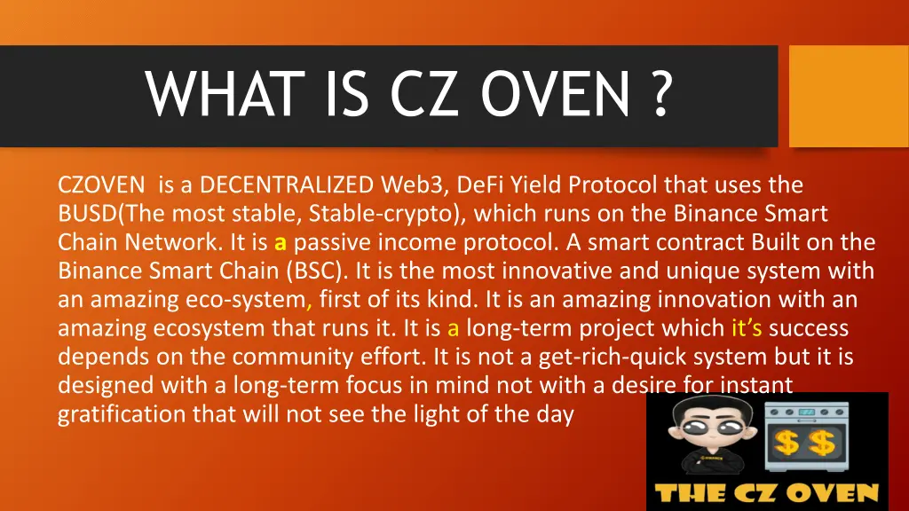 what is cz oven