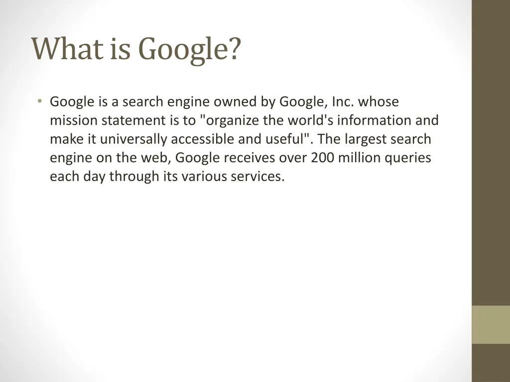 what is google