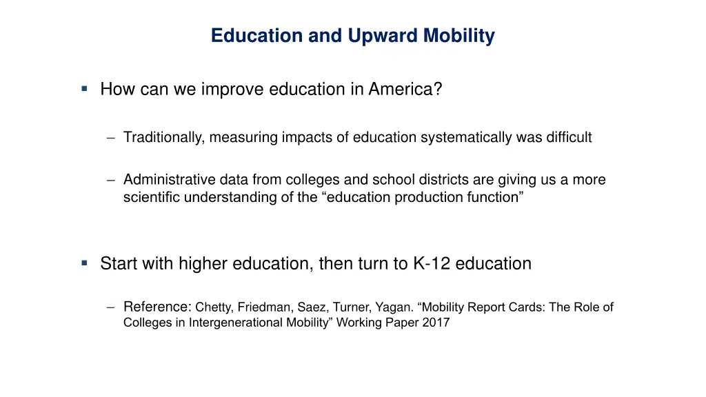 education and upward mobility 1