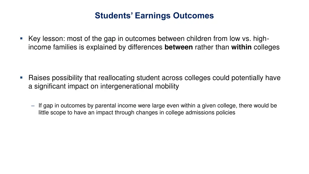 students earnings outcomes 1