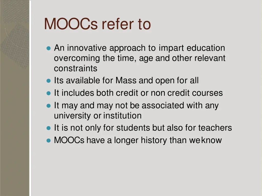 moocs refer to