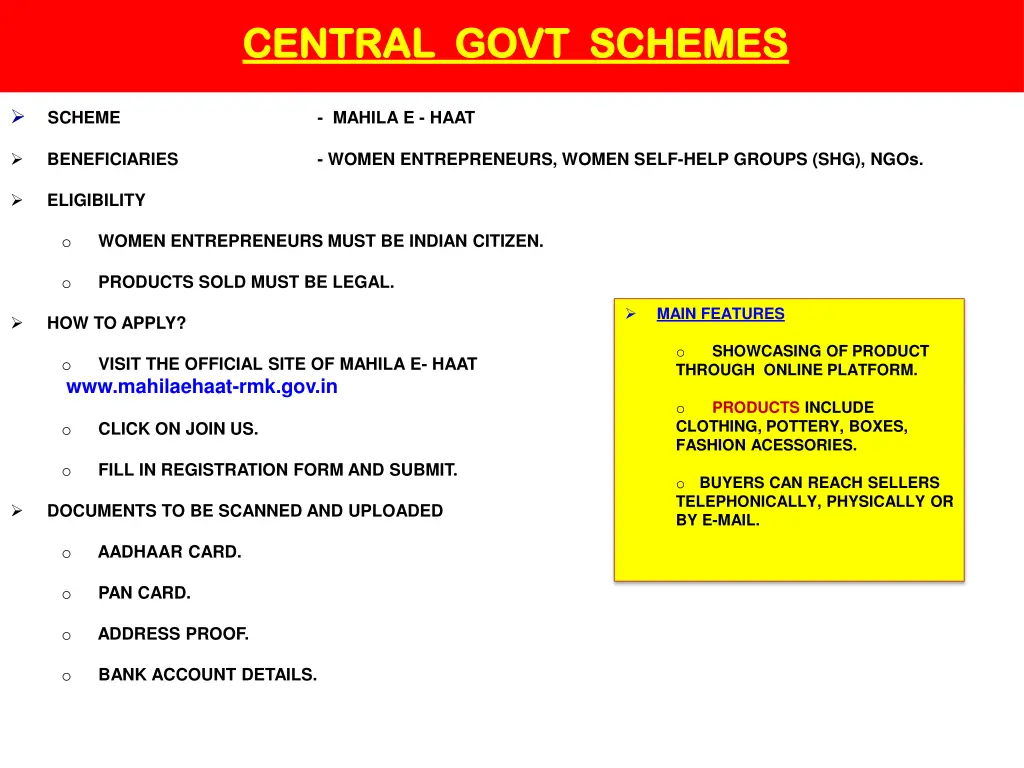 central govt schemes central govt schemes 1